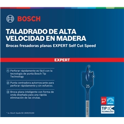 Broca plana EXPERT Self Cut Speed, 6 x 400 mm 2608900337 Bosch #6 - 1220682912