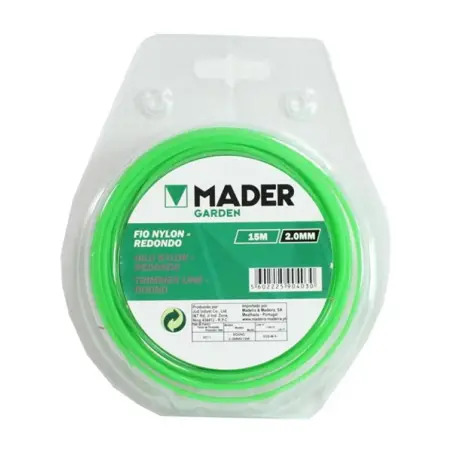 Fio de Nylon Redondo 2,00mm 15mt Mader Mader