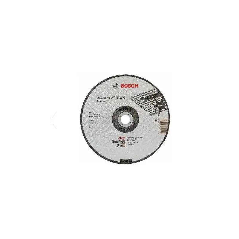 Disco abrasivo PRO Stainless Steel and Metal, 230 x 1,9 x 22,23 mm 2608601514 Bosch Disco abrasivo PRO Stainless Steel and Metal, 230 x 1,9 x 22,23 mm 2608601514 Bosch