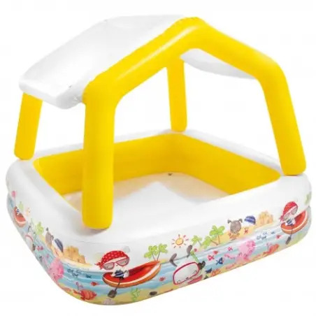 Piscina Quadrada com Cobertura Amovível 57470 Intex Intex