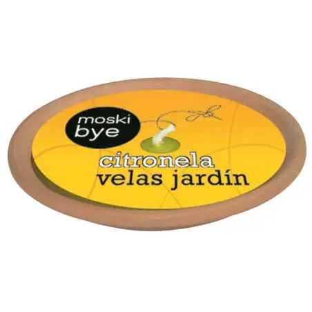 Vela em Vaso de Terracota Citronela 20554 Moskibye Moskibye