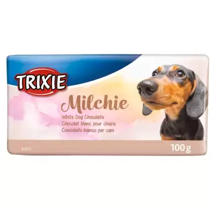 Tablete de Chocolate Branco para Cão 100gr Trixie Trixie