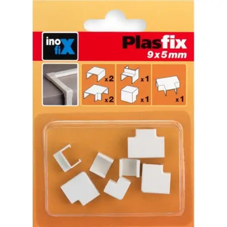 Acessórios Brancos para Calha Técnica 9x5mm Pack 7un Inofix Inofix