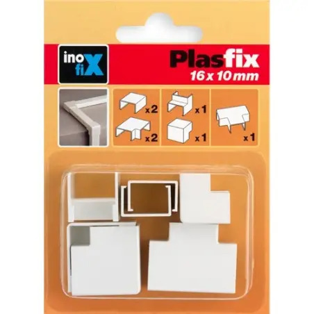 Acessórios Cerejeira para Calha Técnica 16x10mm Pack 7un Inofix Inofix