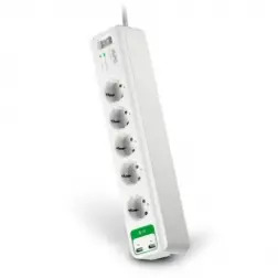 Bloco de 5 Tomadas +2 Saídas USB 2mt 62161 Electraline Electraline
