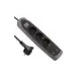 Bloco de 3 Tomadas + 2 Saídas USB 2mt Cinza 62150 Electraline