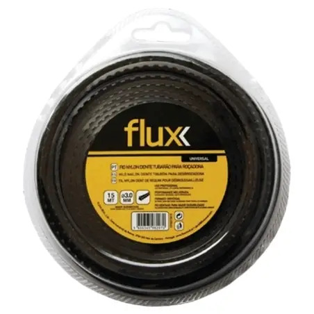 Fio Nylon Dente Tubarao 4,0mm 15mt Flux