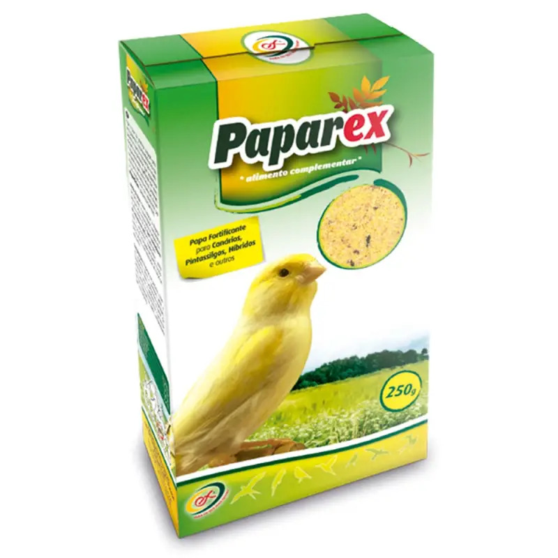 Papa à base de produtos naturais para aves granívoras 250gr OrniEx Papa à base de produtos naturais para aves granívoras 250gr OrniEx