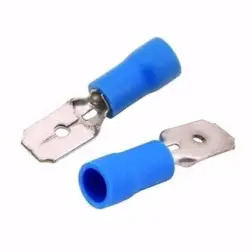 Terminais Macho 6,3mm Pack 10un Peraline Peraline