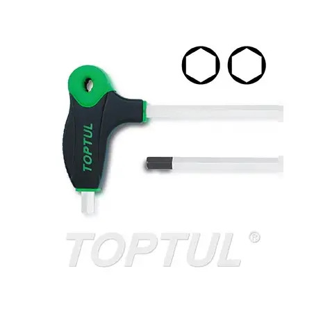 Chave Sextavada Longa Dupla com Punho 3mm AGHD0314 Toptul Toptul