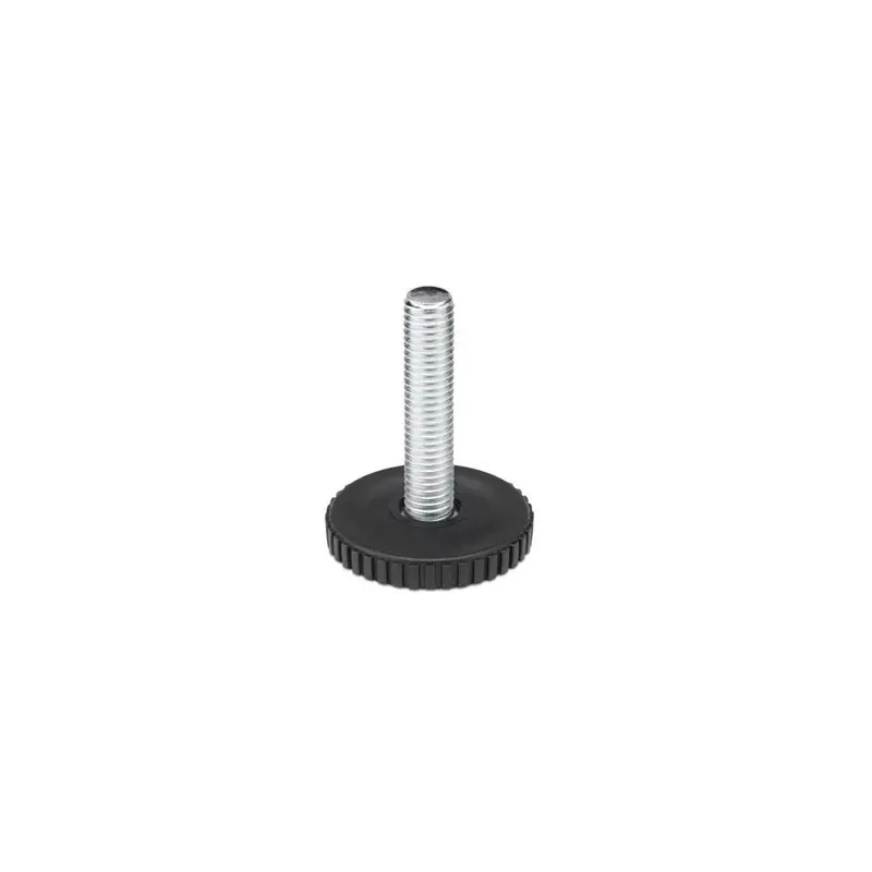 Pé Nivelador 30mm M10x33 Preto Inofix