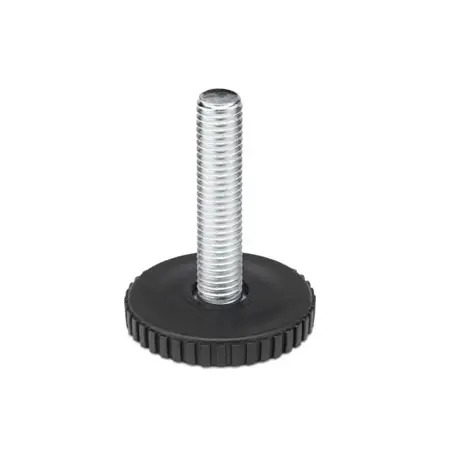 Pé Nivelador 40mm M10x46 Preto Inofix Inofix