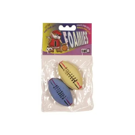 Brinquedo para Gato em Borracha Bolas de Rugby Cat It Cat It
