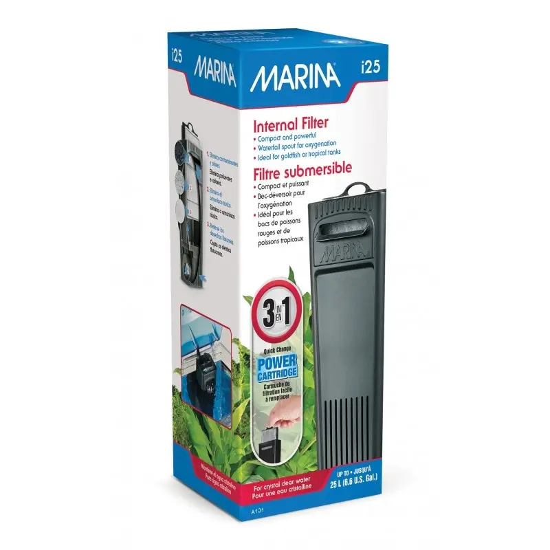 Filtro Interno 125lt para Aquário Marina