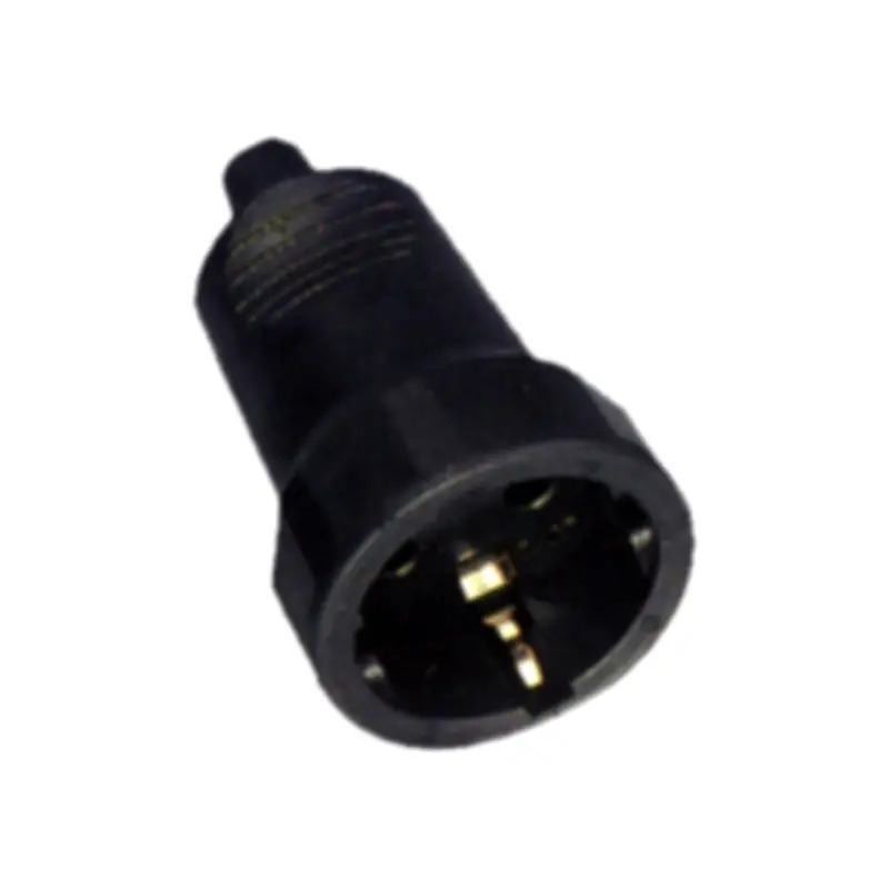 Ficha Fêmea de Borracha com Terra 10/16A 6055 Cyllux