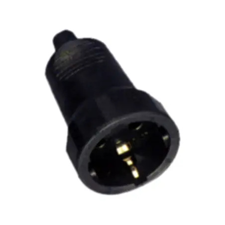 Ficha Fêmea de Borracha com Terra 10/16A 6055 Cyllux Cyllux