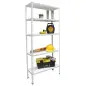 Estante 5 Prateleiras Branco 1800x900x400mm Flux