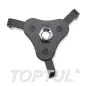 Chave de Filtro de Óleo 3 Pernas 65/120mm JDAI65A2 Toptul Chave de Filtro de Óleo 3 Pernas 65/120mm JDAI65A2 Toptul