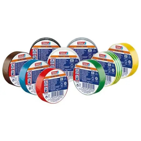 Rolo de Fita Adesiva Isoladora Castanha 19mm x 20mt 53988 Tesa Tesa