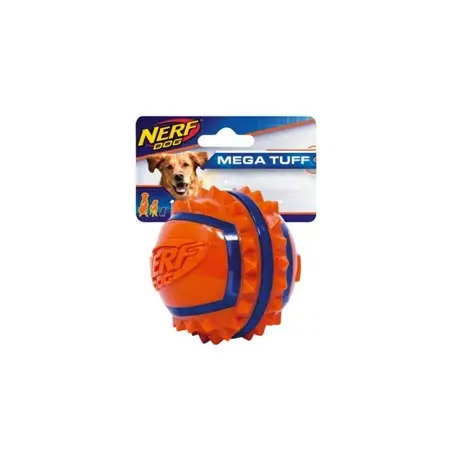 Briquendo para Cão Bola com Picos Two-Tone TPR Spike Ball L 03968 Nerf Nerf