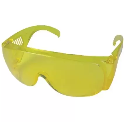 Óculos Proteção Hastes Lente Amarela Flux Flux