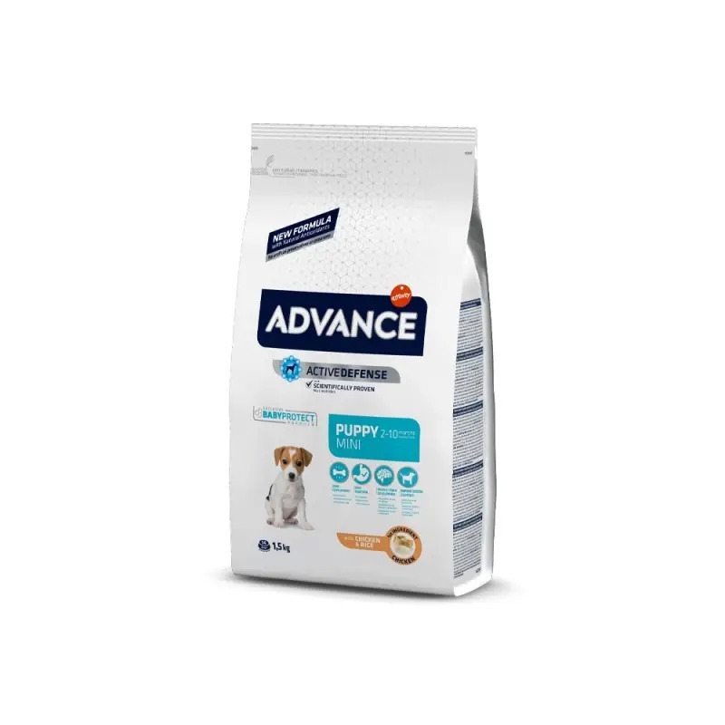 Ração para Cachorro Puppy Mini com Frango & Arroz 1,5Kg Advance Ração para Cachorro Puppy Mini com Frango & Arroz 1,5Kg Advance