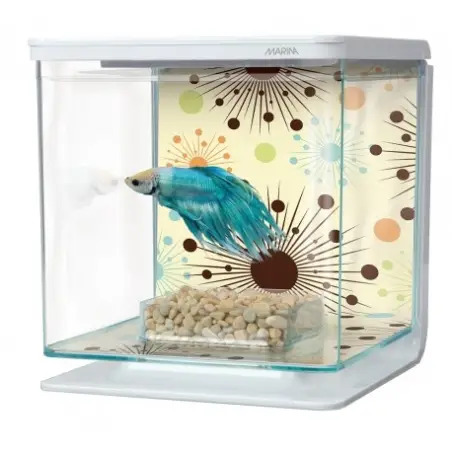 Kit Aquário para Bettas 2lt Fireworks 13353 Marina Marina