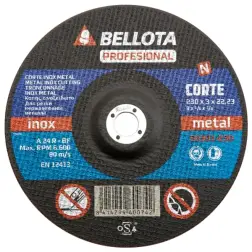 Disco de Corte de Ferro 230x3x22mm Bellota Bellota