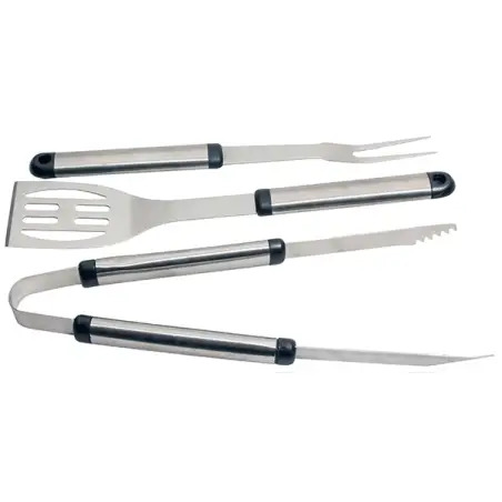Conjunto 3 Acessórios de Barbecue com Cabo em Inox DB-014 Delba Delba