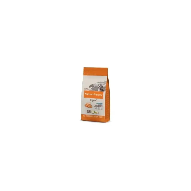 Ração Seca para Cão Original No Grain Júnior de Salmão 2Kg Natures Variety