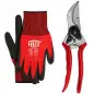 Pack Promoção Tesoura de Poda F2 + Luvas 701L Felco Pack Promoção Tesoura de Poda F2 + Luvas 701L Felco