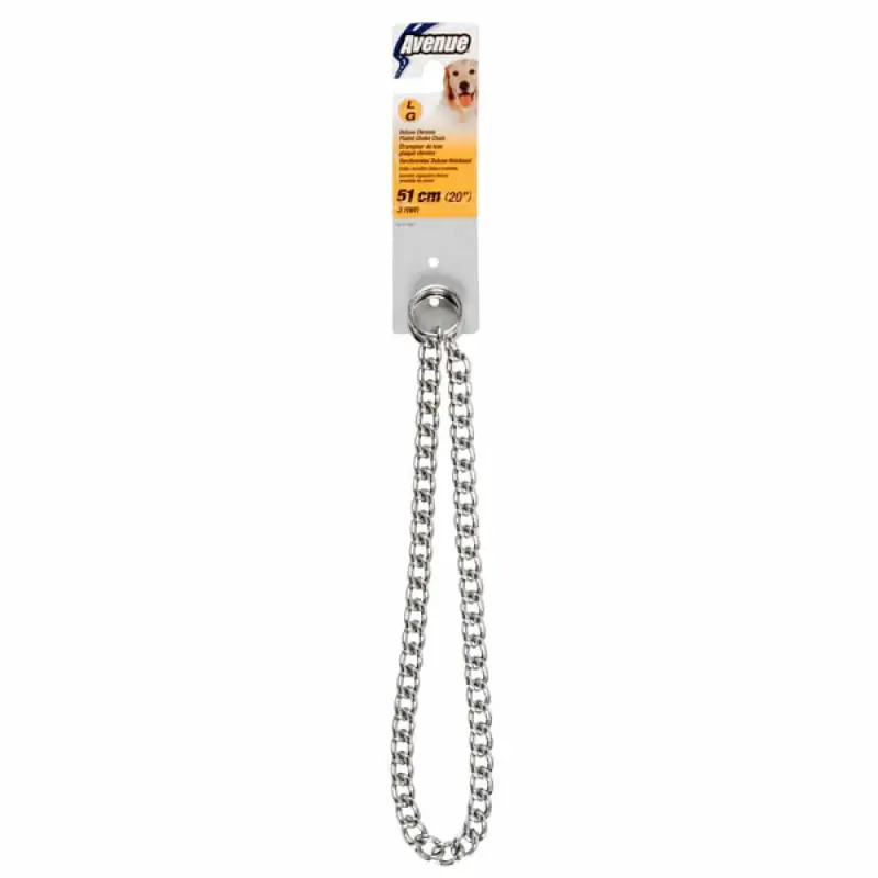 Coleira Estranguladora Malha Grossa 66cmx3,5mm Avenue para Cão Dogit
