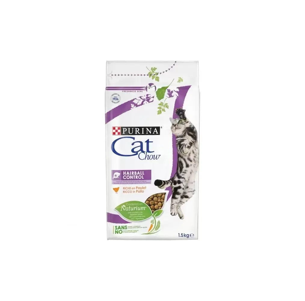 Ração Seca para Gato Cat Chow Hairball Control 1,5kg Purina