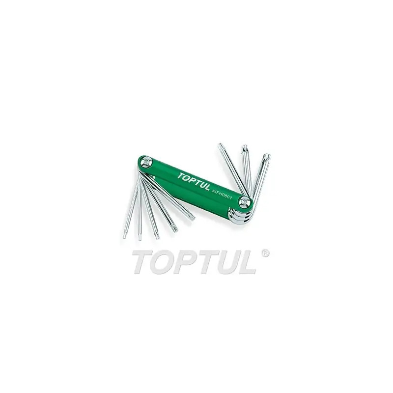 Jogo 8em1 de Chave Torx Armação AIFH0801 Toptul