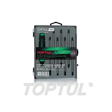 Jogo de 8 Chaves de Precisão 14em1 GAAW0804 Toptul Toptul