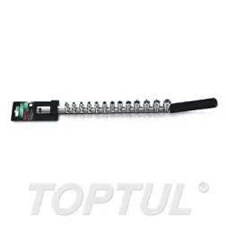 Jogo de Chaves de Caixa 1/4" 13 Peças GAAQ1308 Toptul Toptul
