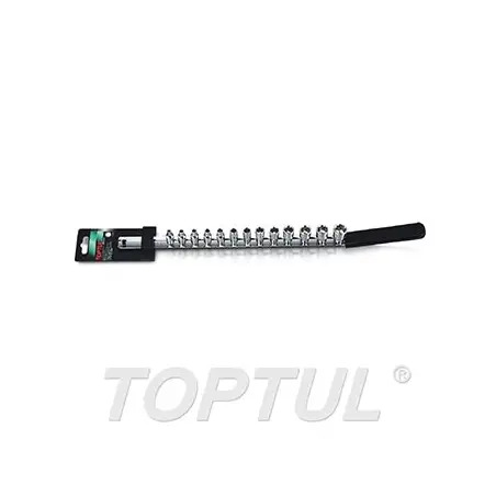Jogo de Chaves de Caixa 1/4" 13 Peças GAAQ1308 Toptul Toptul