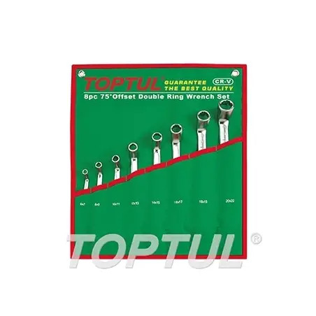 Jogo de 8 Chaves Luneta 75º Toptul Toptul