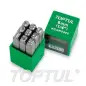 Punção Números 6mm 9 Peças NGAW0906 Toptul