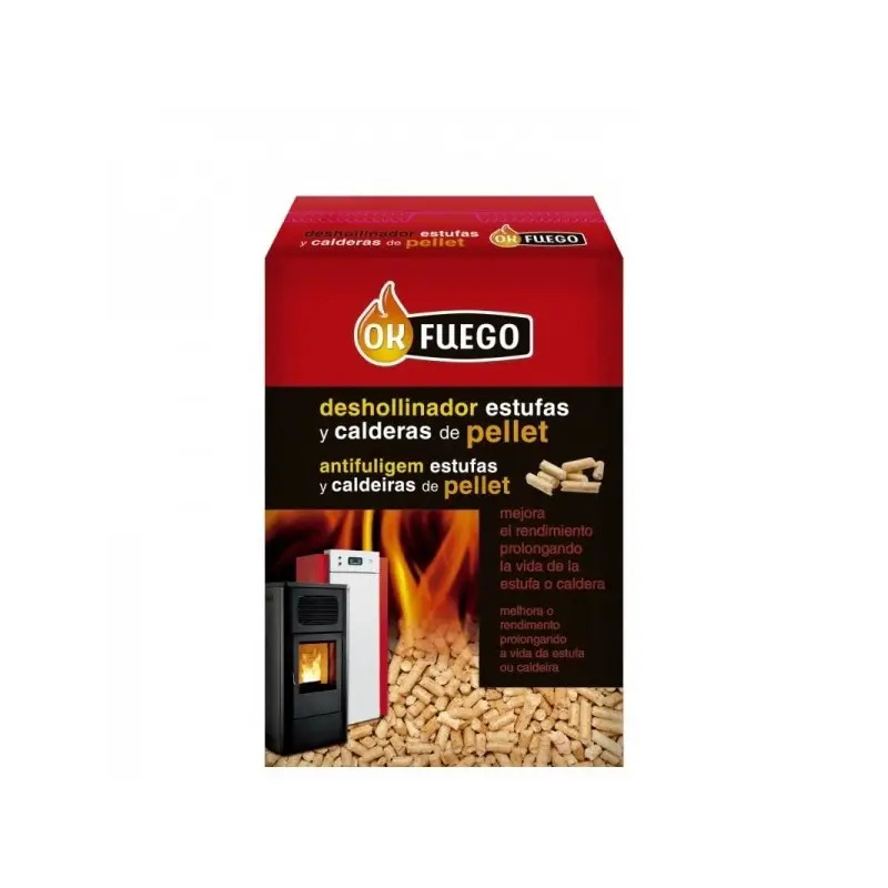 Limpa Fuligem 1,5kg para Salandras a Pellets OK Fuego