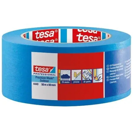 Rolo de Fita Adesiva Tesakrepp Azul 25mm x 50mt 4440 Tesa Tesa