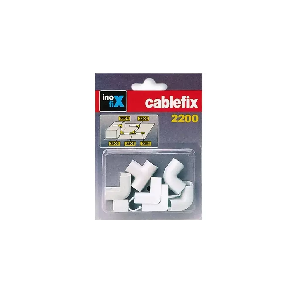 Acessórios para Cablefix 2200 Castanho Pack 10un Inofix