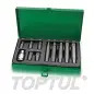 Jogo de Bits XZN 1/2" 11 Peças GAAD1102 Toptul