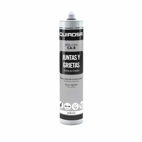 Massa Acrílica Branca CA-8 Brik-Cen 300ml Quiadsa Quiadsa
