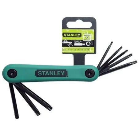 Jogo de 8 Chaves Hexagonais Torx 2-69-266 Stanley Stanley