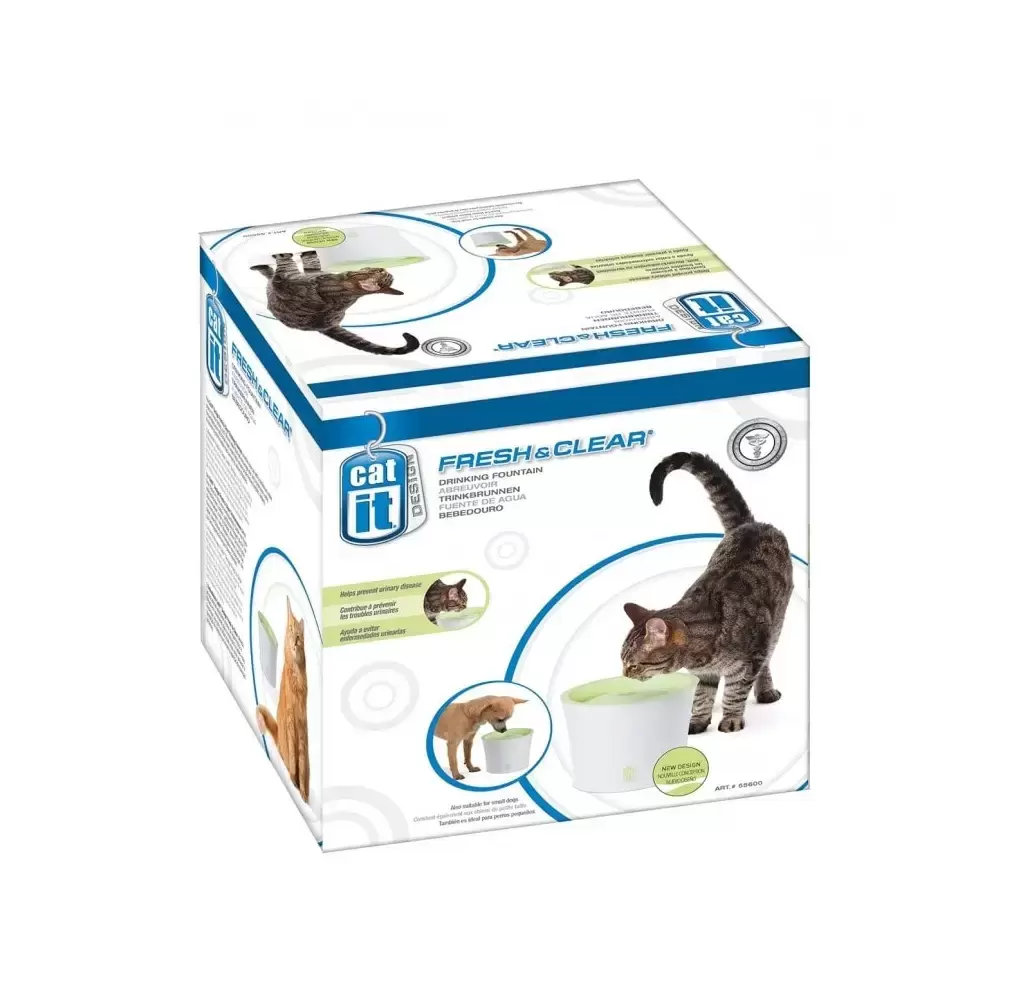 Bebedouro Automático para Gato ou Cão Pequeno Fonte Fresh Clear 3Lt Cat It