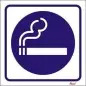 Placa Sinalizadora 20x6,5cm "Permitido Fumar" Valpec