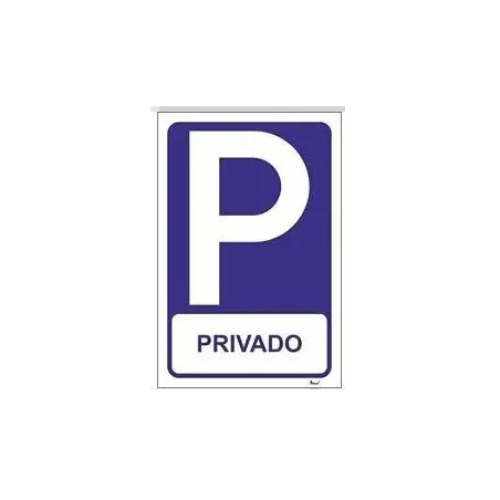 Placa Sinalizadora 20x30cm em PVC "Parque Privado" Valpec Aman
