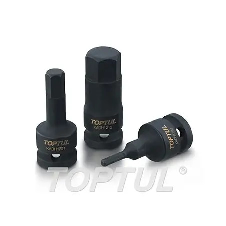 Chave de Impacto Bit Hexagonal 1/2" 17mm KADH1617 Toptul Toptul