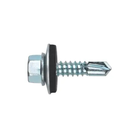 Parafuso Broca Cabeça Sextavada EPDM 19 Zincado 7504-K 100un Parafast Parafast